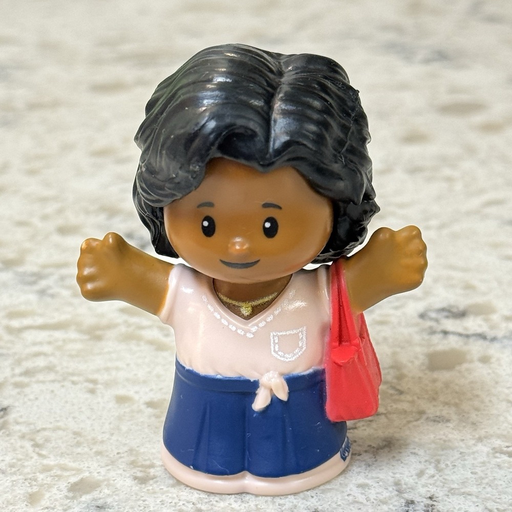 Fisher Price Little People Mom Mother Business Woman Lady Red Purse 2023